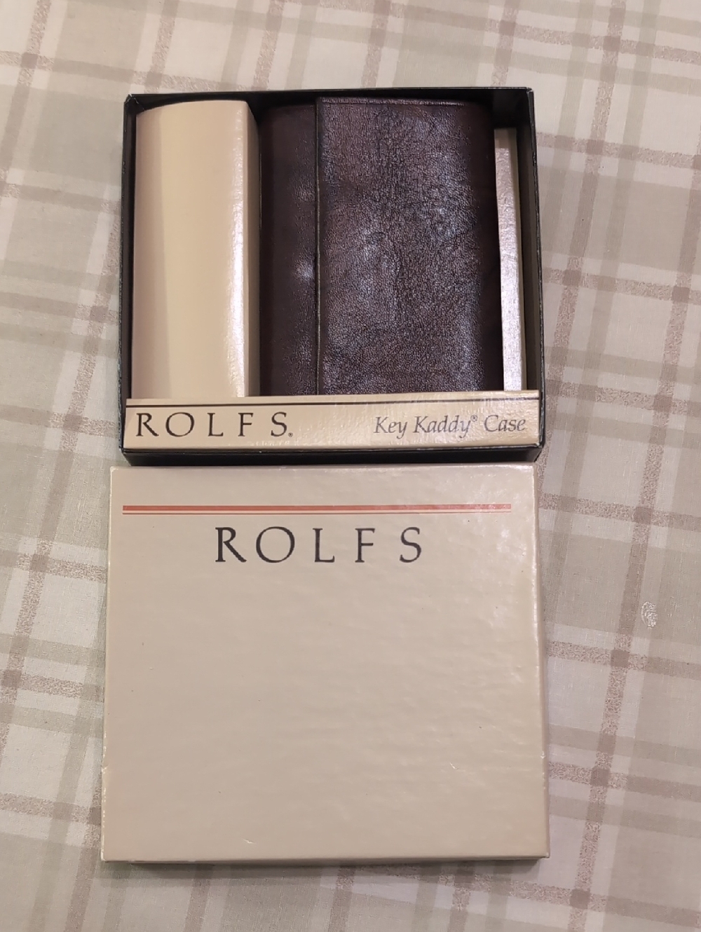 Rolfs Brown Leather Key Kaddy Case